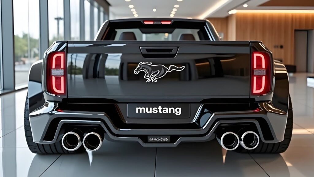 2026 Ford Mustang Pickup Unveiled with Muscle-Car Power and Tough Truck Capability
